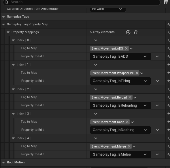 Tag Property Mapping